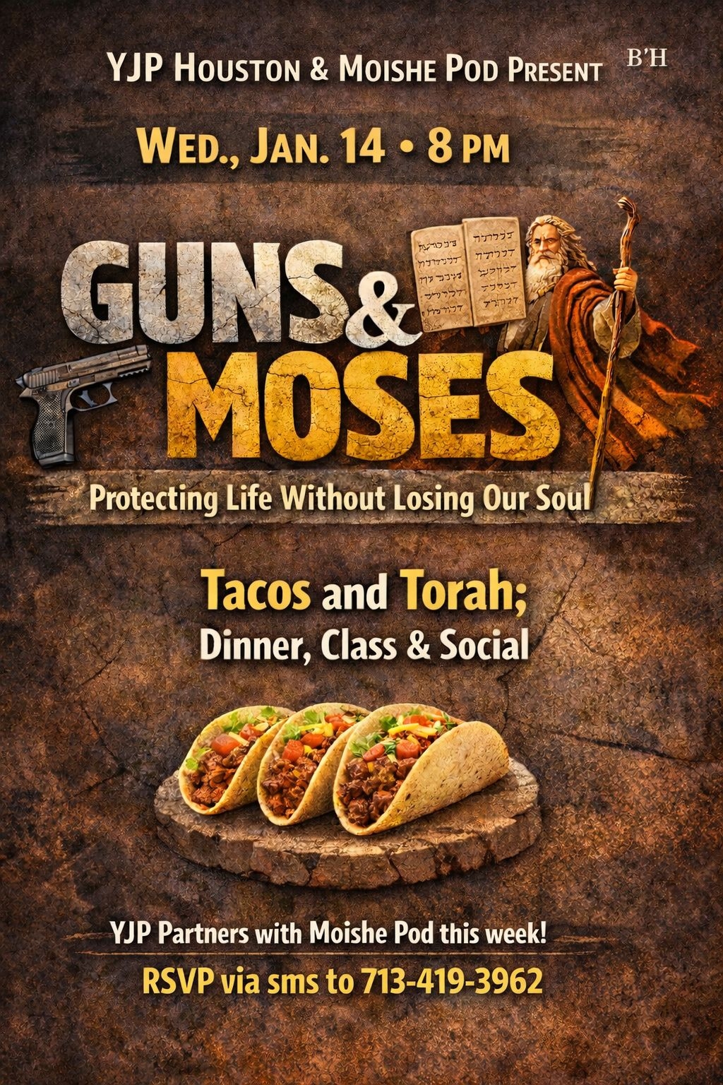 Guns & Moses flyer